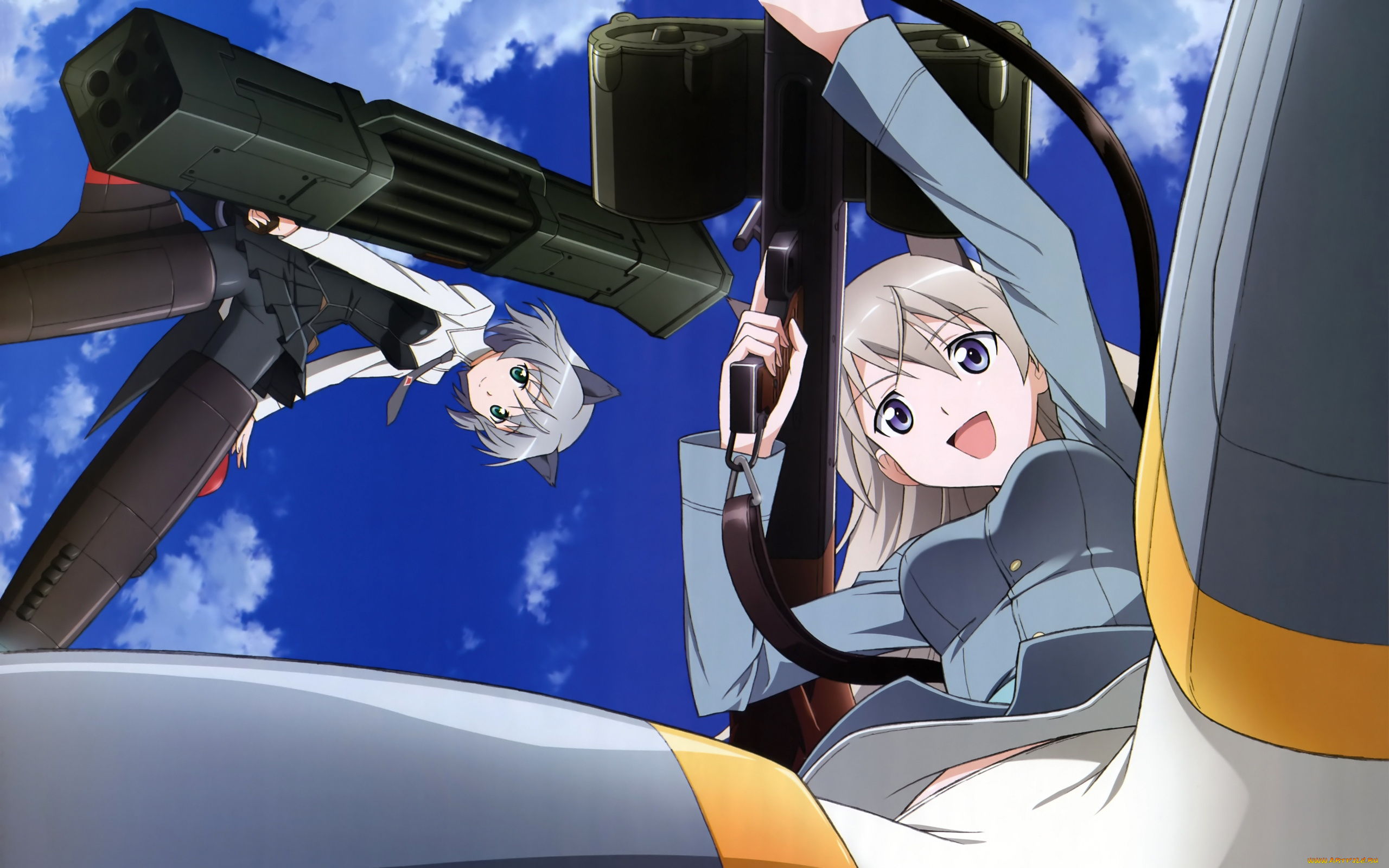 strike, witches, аниме