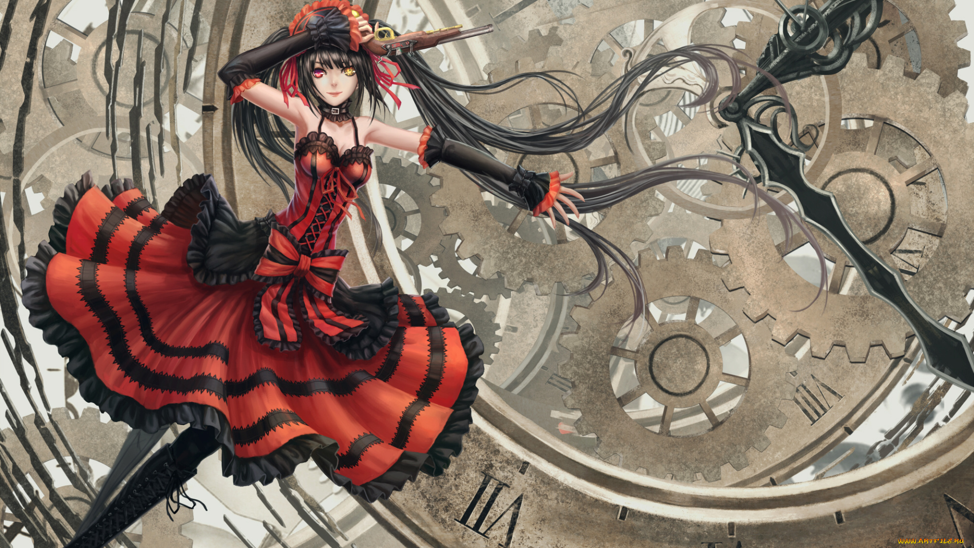 by, zhouran, аниме, date, live, a, tokisaki, kurumi