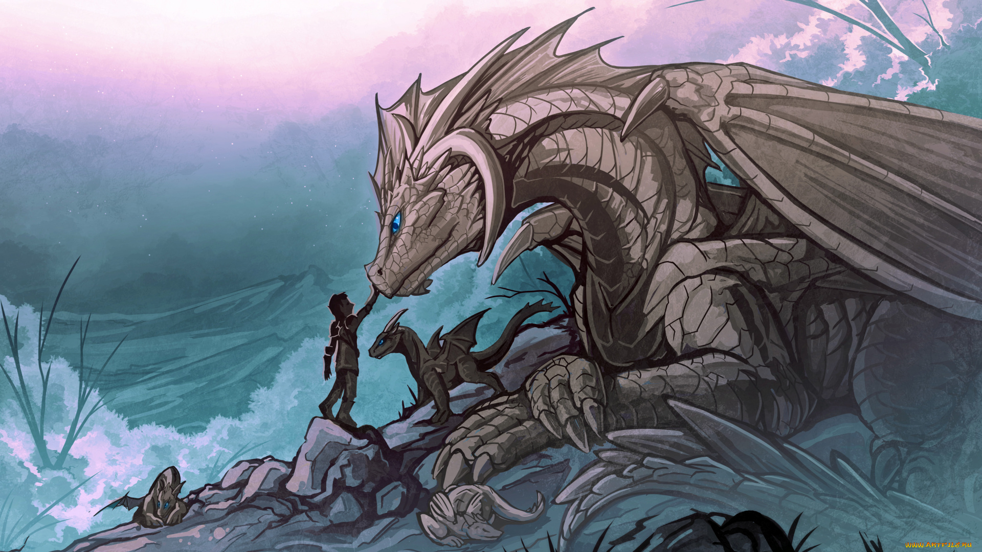 фэнтези, драконы, когти, крылья