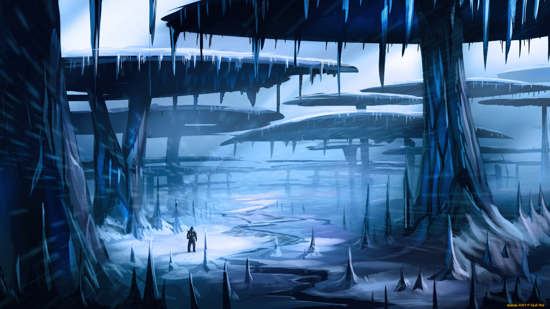 фэнтези, иные, миры, времена, сталагмиты, сталактиты