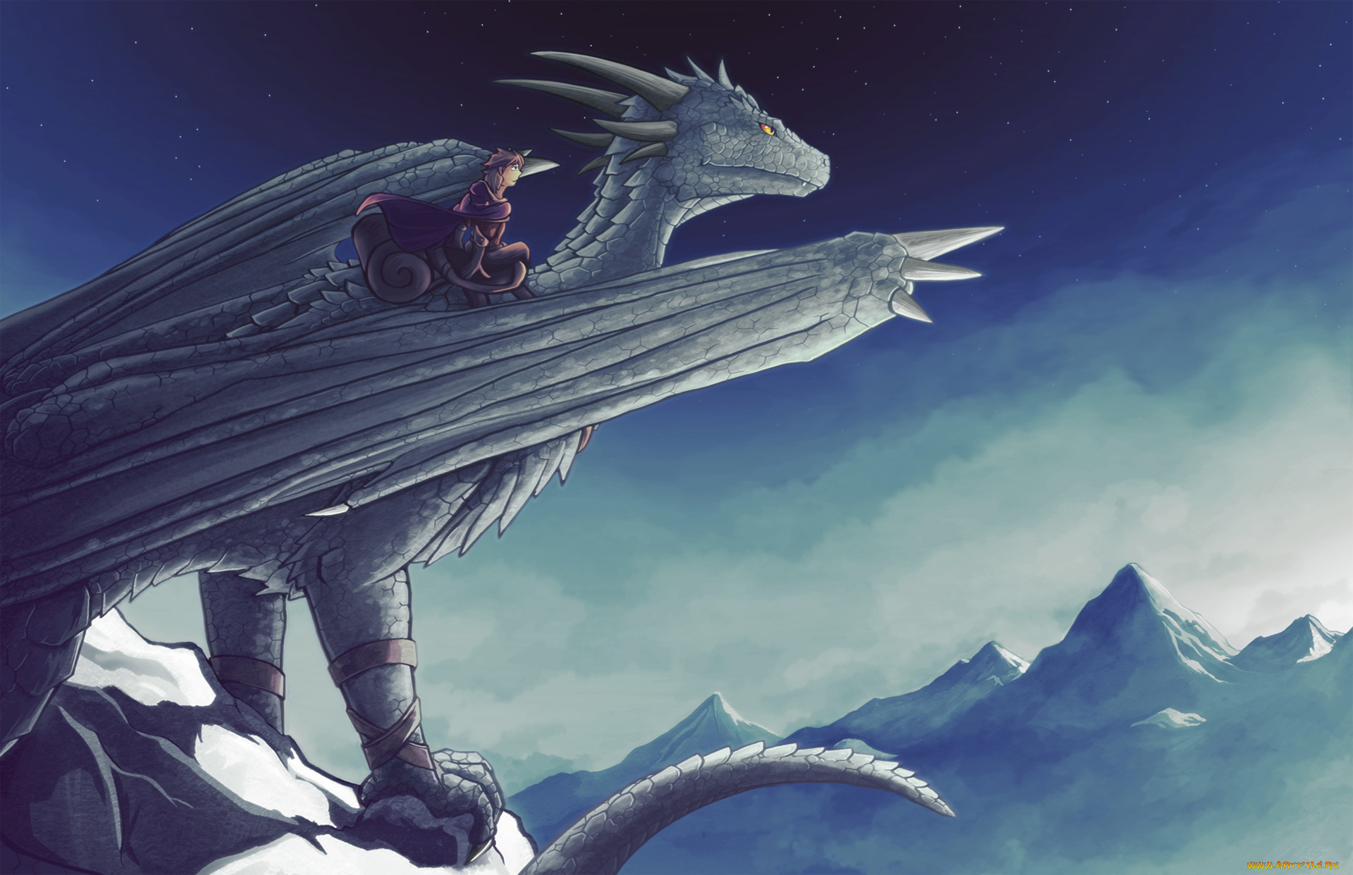 фэнтези, драконы, крылья