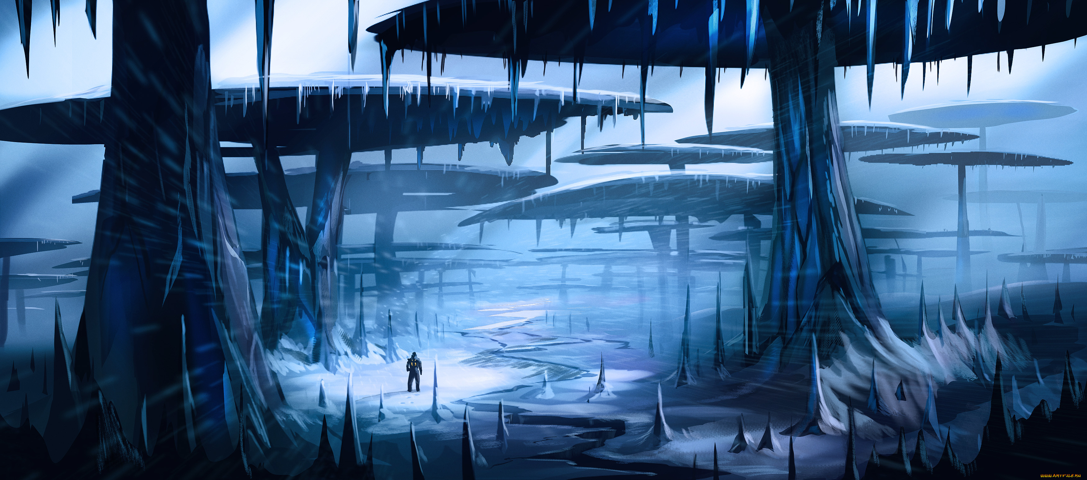 фэнтези, иные, миры, времена, сталагмиты, сталактиты