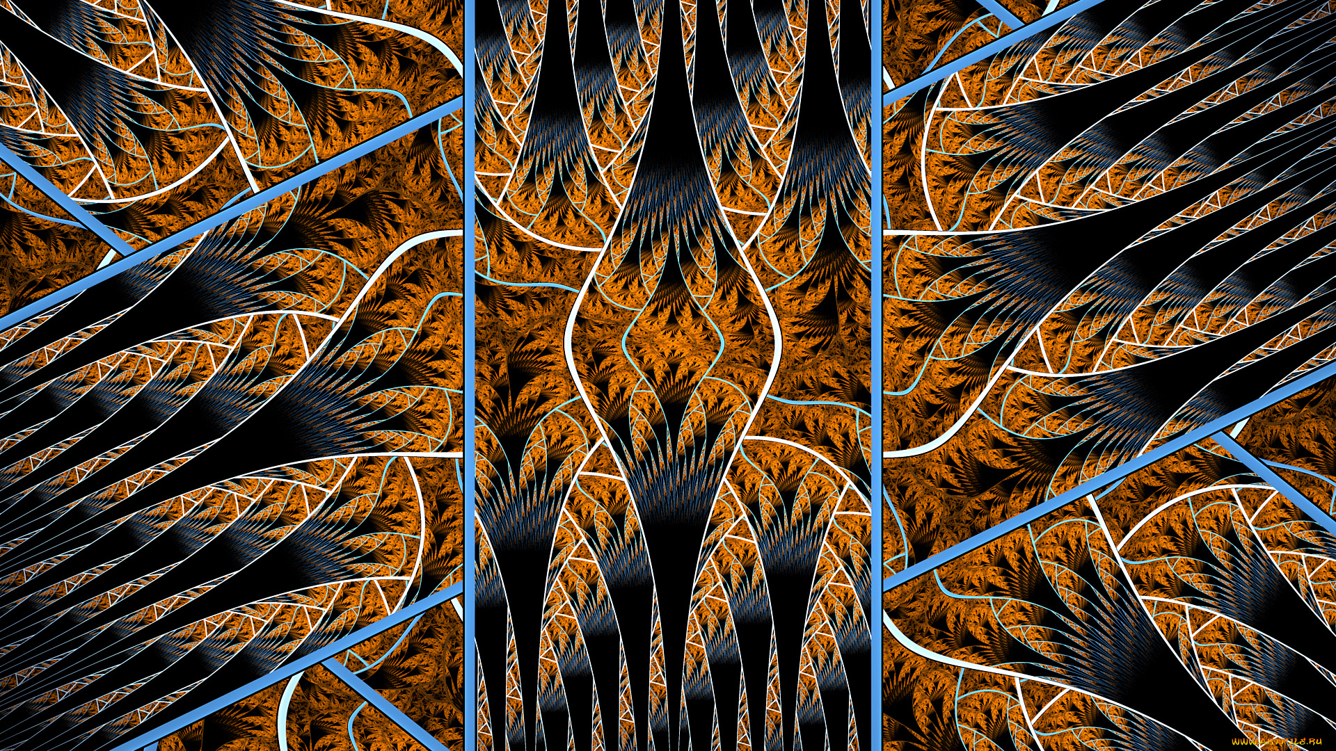 3д, графика, фракталы, , fractal, цвета, фон, узор