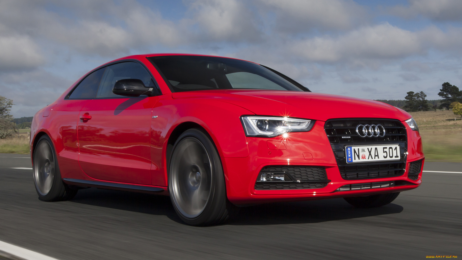 автомобили, audi, красный, au-spec, s-line, quattro, 2-0t, a5, competition, coupе