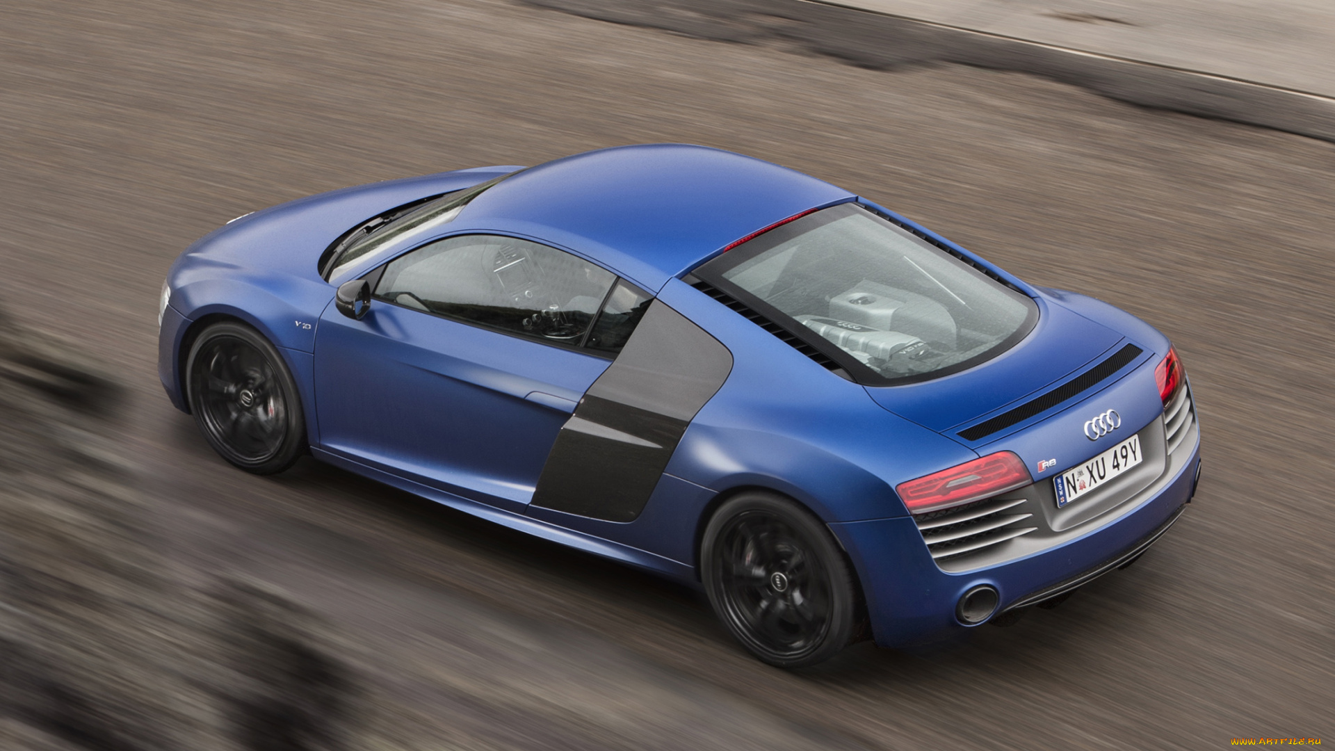 автомобили, audi, r8, v10, синий, 2013г, au-spec, plus