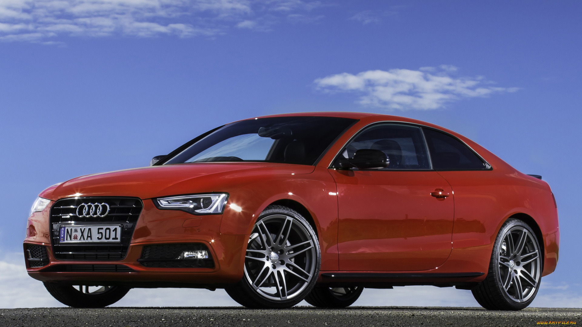 автомобили, audi, s-line, quattro, 2-0t, a5, красный, au-spec, coupе, competition