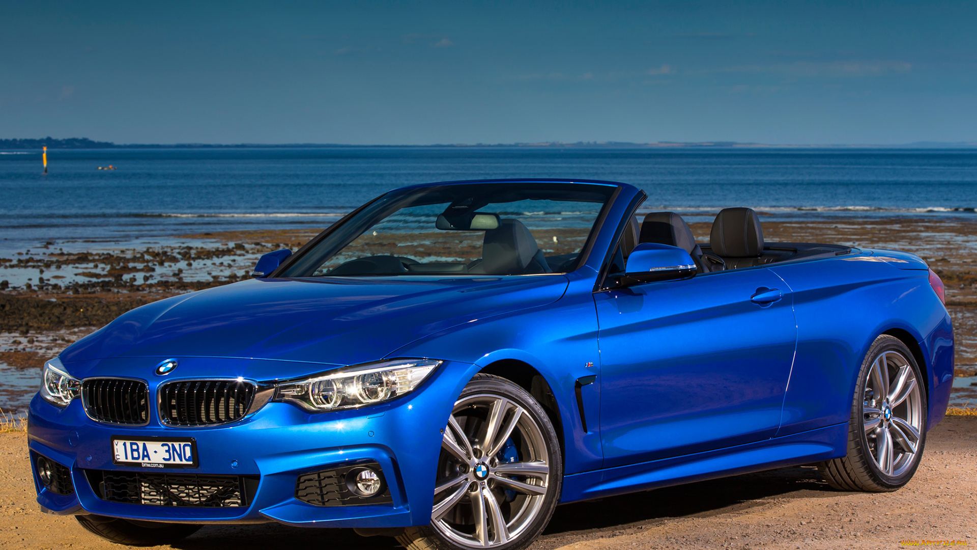 автомобили, bmw, синий, 2014г, f33, au-spec, package, sport, cabrio, m, 435i