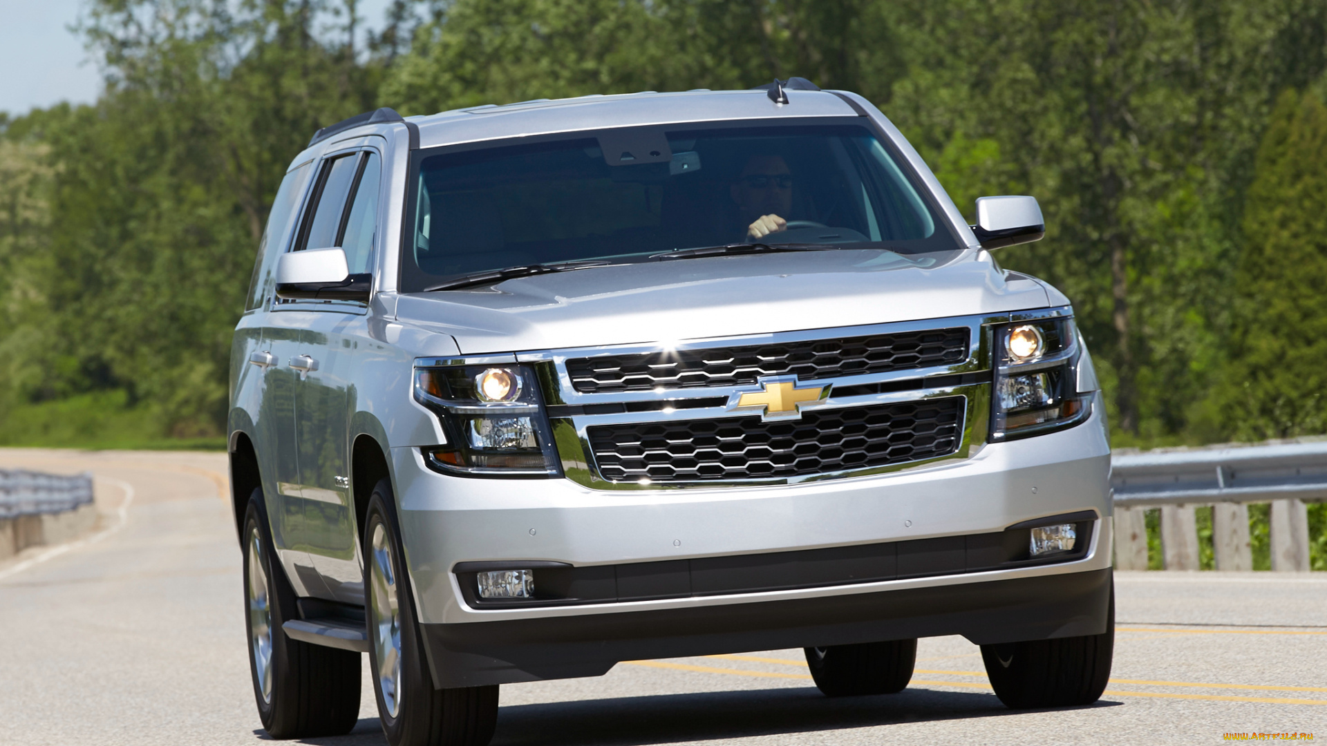 автомобили, chevrolet, 2015г, светлый, lt, tahoe