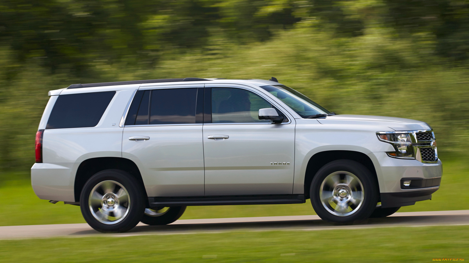 автомобили, chevrolet, светлый, lt, tahoe, 2015г