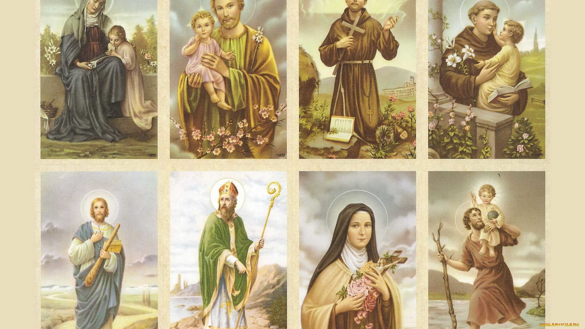 рисованные, религия, колаж