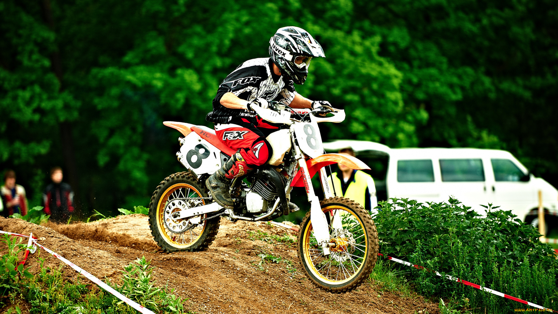 спорт, мотокросс, состязание, гонка, трасса