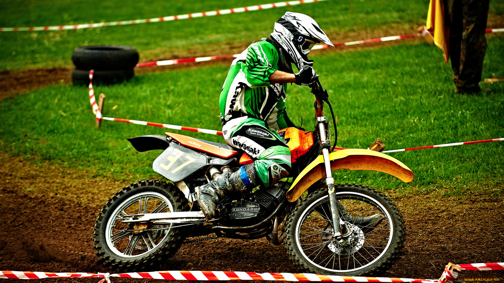 спорт, мотокросс, состязание, гонка, трасса