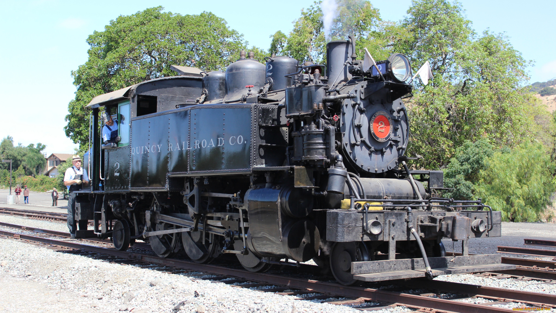 техника, паровозы, рельсы, дорога, железная, паровоз