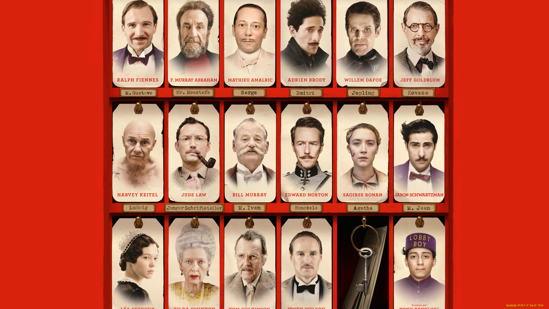 the, grand, budapest, hotel, кино, фильмы, bill, murray, edward, norton, harvey, keitel, tilda, swinton, lеa, seydoux, отель, гранд, будапешт, ralph, fiennes, saoirse, ronan, adrien, brody