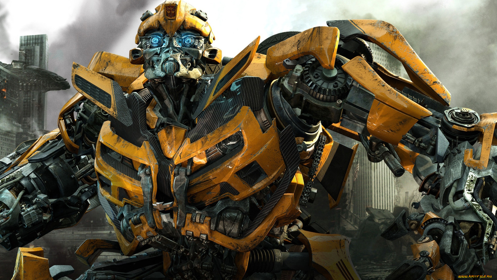 transformers, 3, , dark, of, the, moon, кино, фильмы, dual, monitor, bumblebee