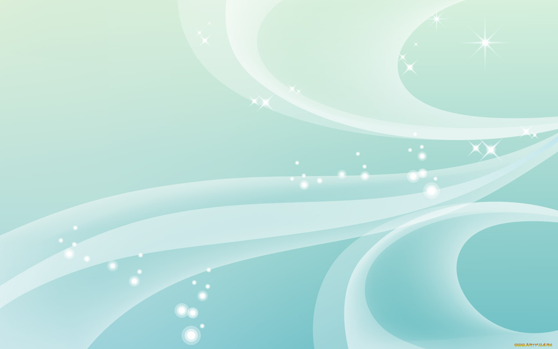 векторная, графика, изгибы, плавность, звезды, пятна, блики