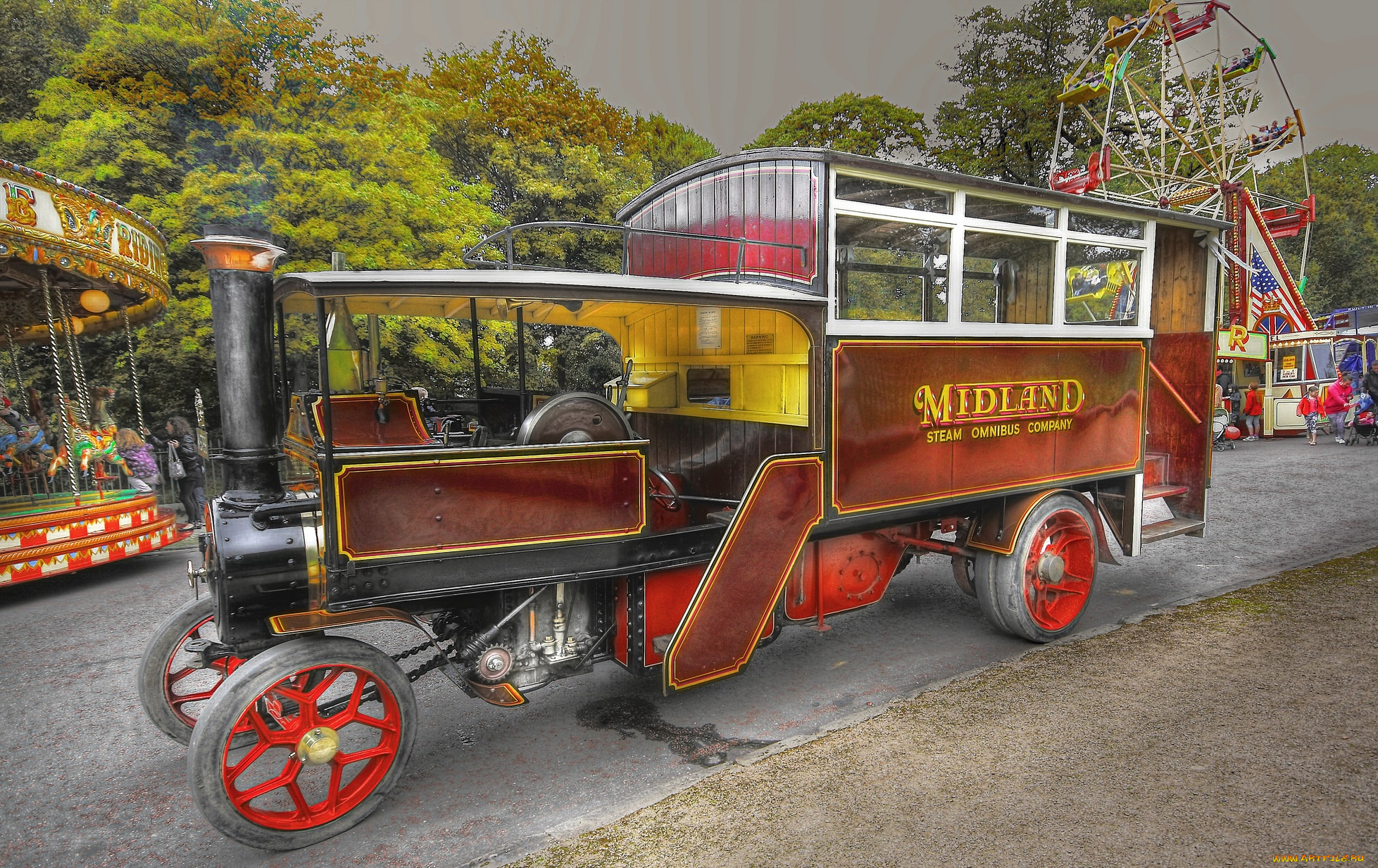 техника, другое, паровой, автомобиль