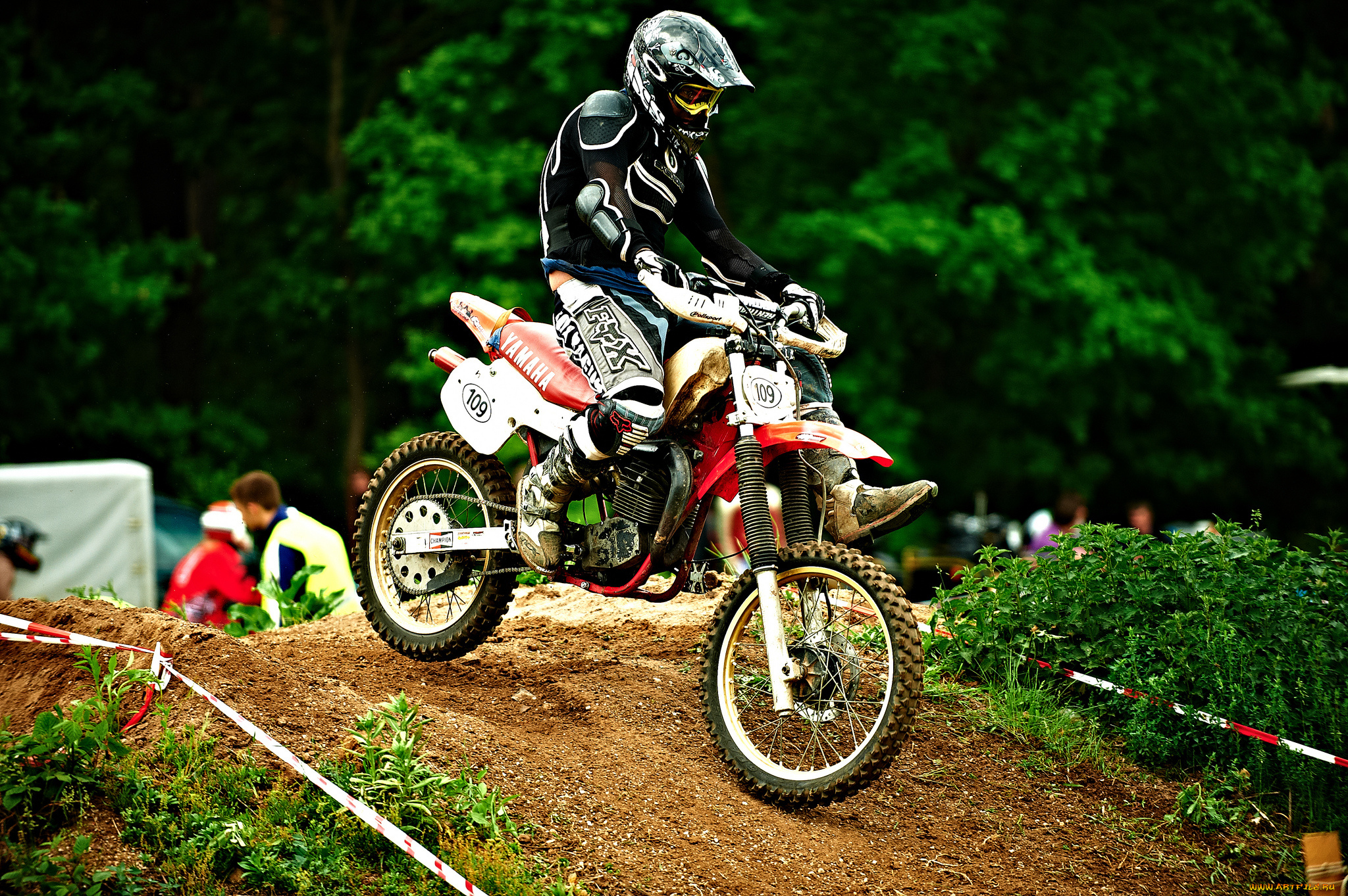 спорт, мотокросс, состязание, гонка, трасса