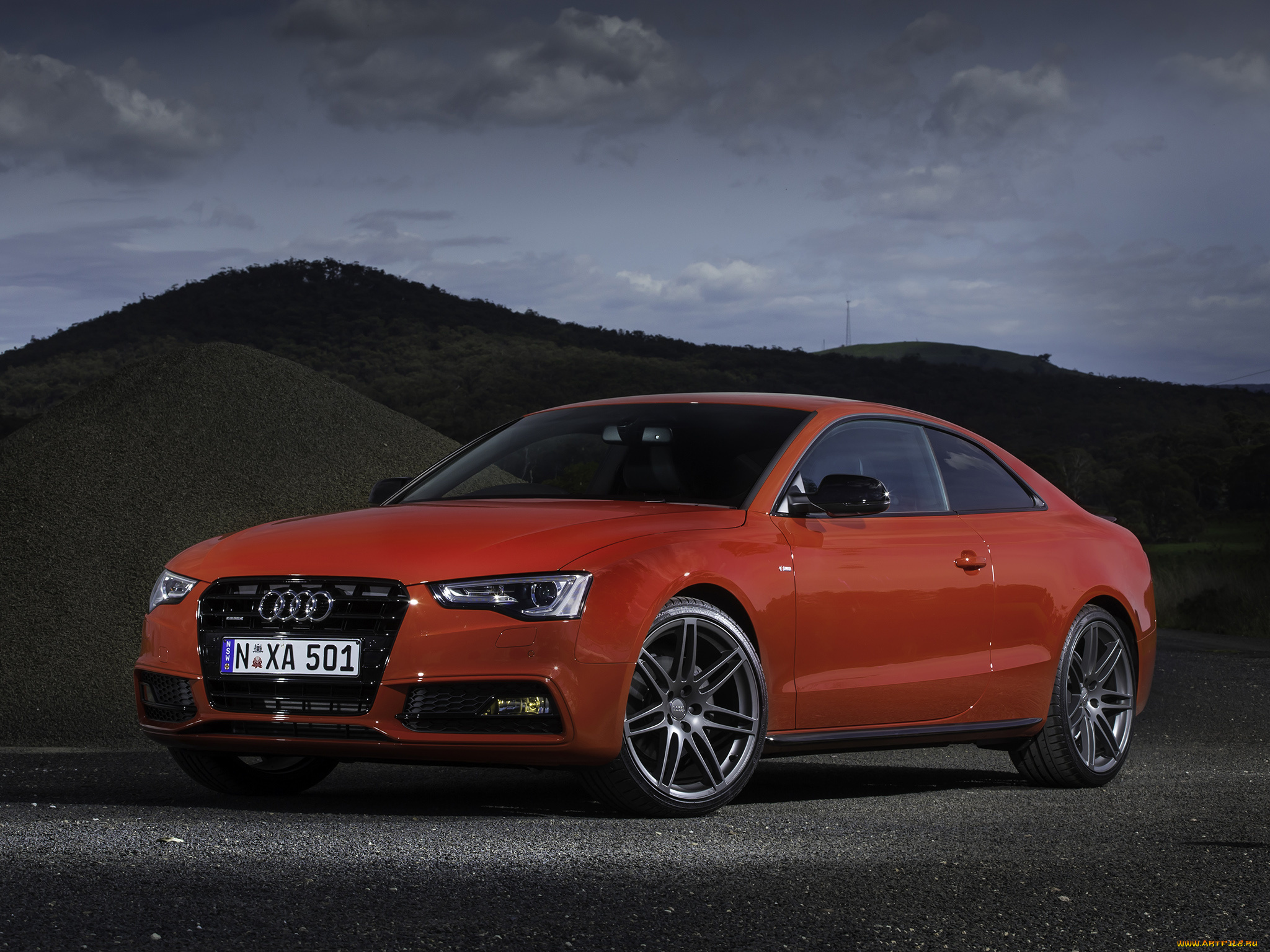 автомобили, audi, quattro, 2-0t, a5, красный, s-line, competition, coupе, au-spec