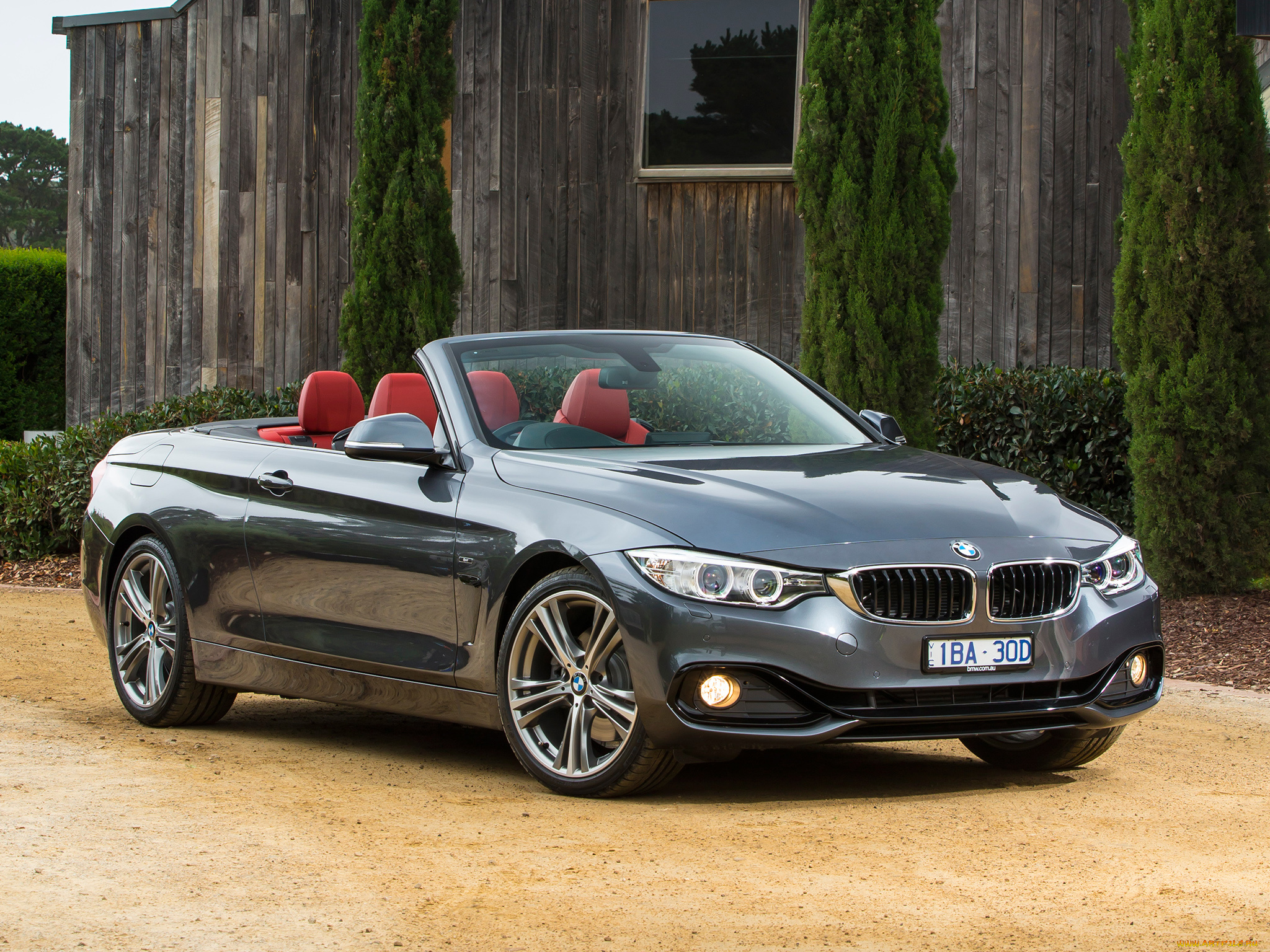 автомобили, bmw, темный, 2014г, f33, au-spec, line, sport, cabrio, 428i