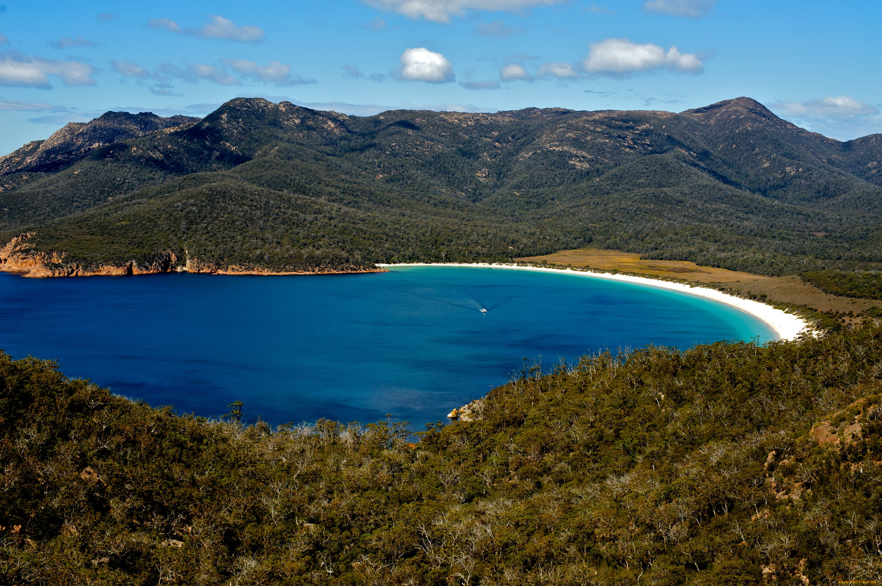 природа, побережье, тасмания