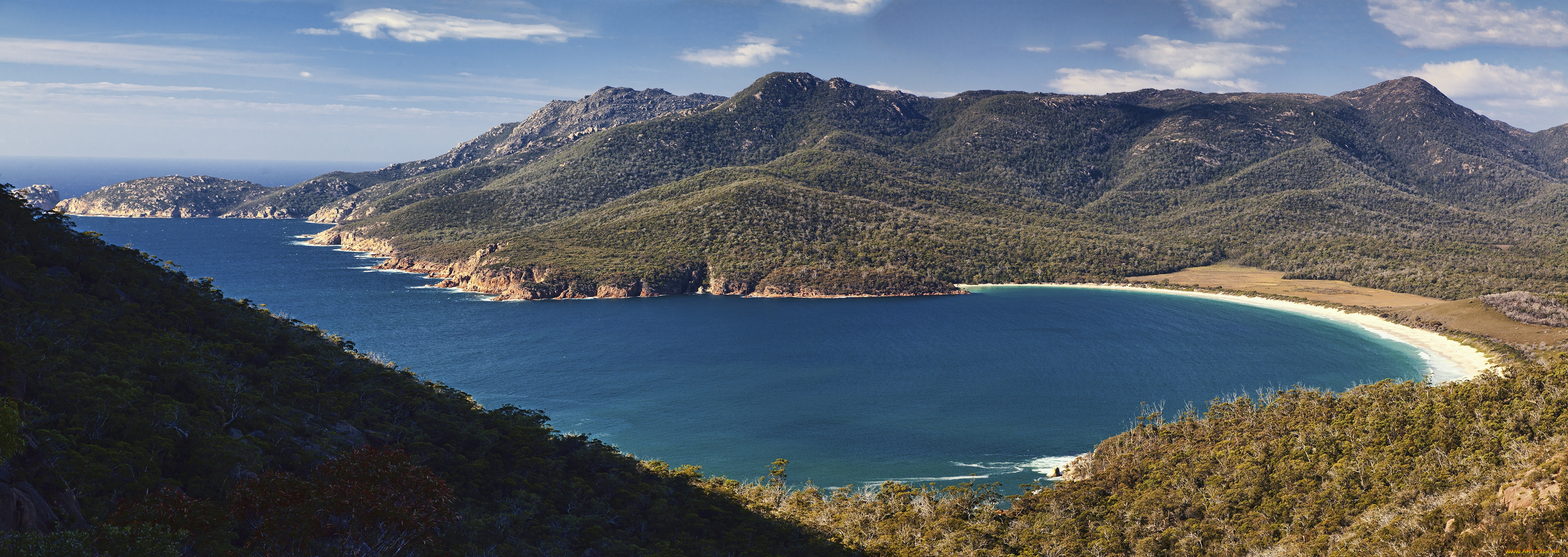 природа, побережье, тасмания