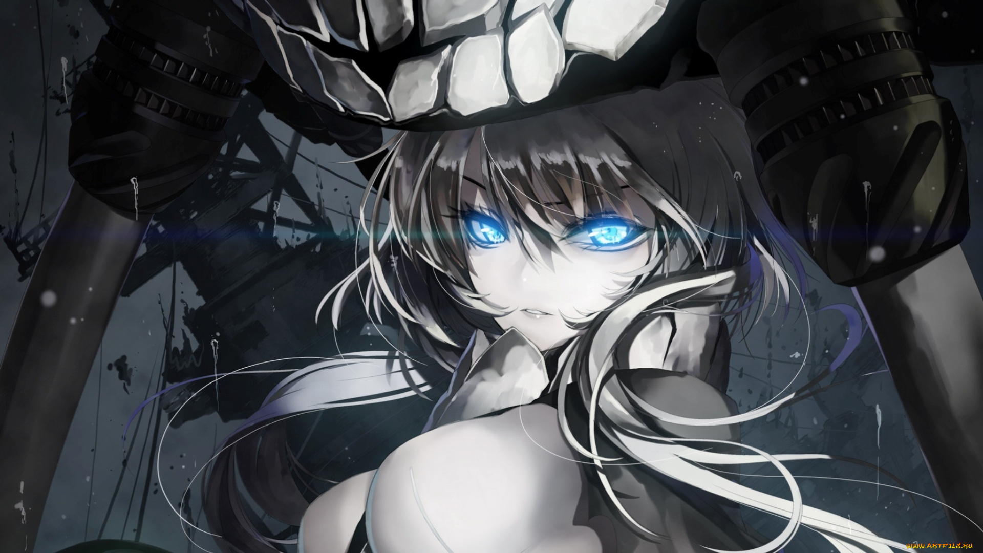 аниме, kantai, collection, wo-class, aircraft, carrier, kantai, collection, арт, девушка