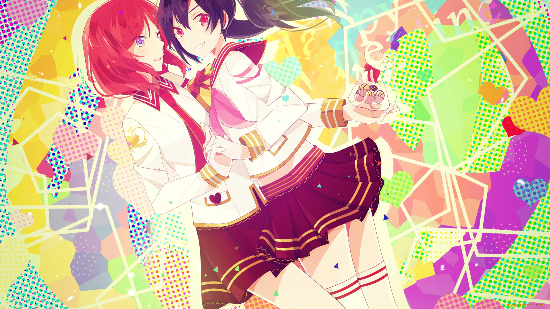 аниме, love, live, , school, idol, project, love, live, school, idol, project, nishikino, maki, yazawa, nico, yui22, арт