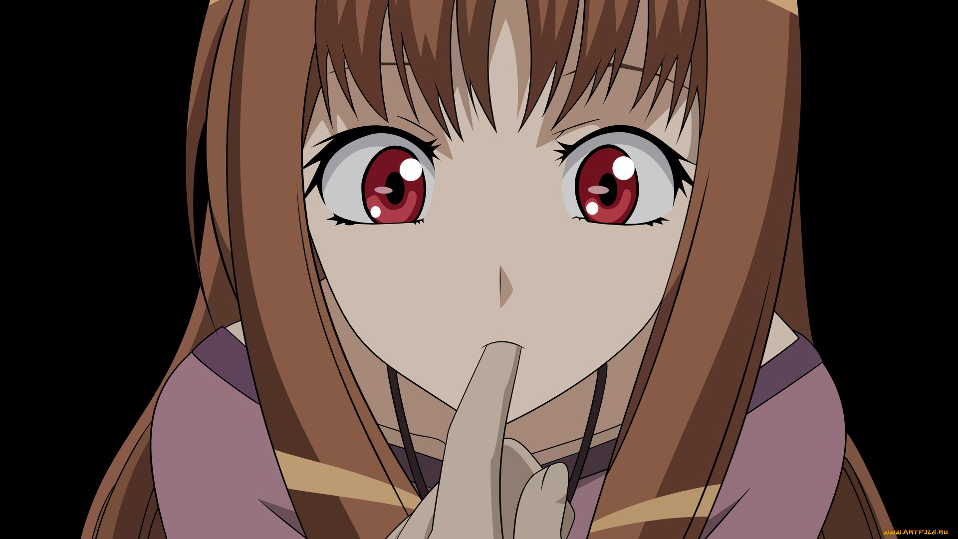 аниме, spice, and, wolf, арт, девушка, horo, spice, and, wolf