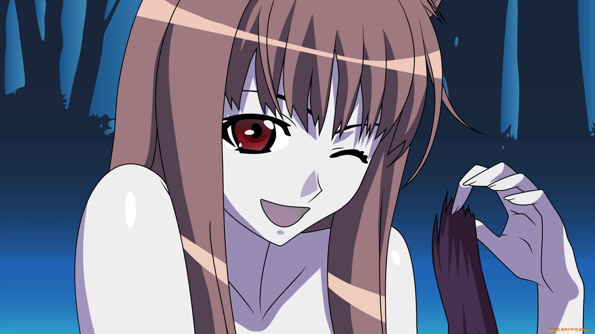 аниме, spice, and, wolf, арт, horo, spice, and, wolf, девушка