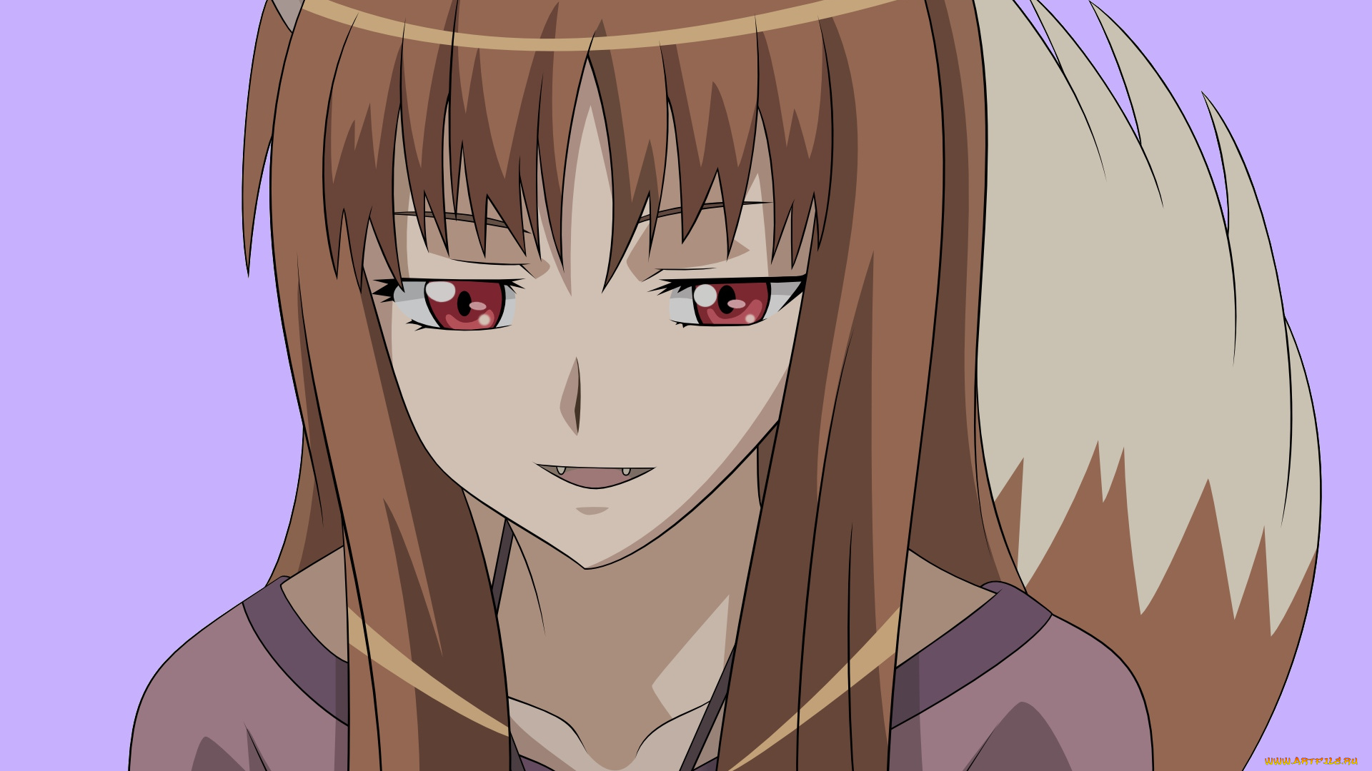 аниме, spice, and, wolf, девушка, horo, spice, and, wolf, арт