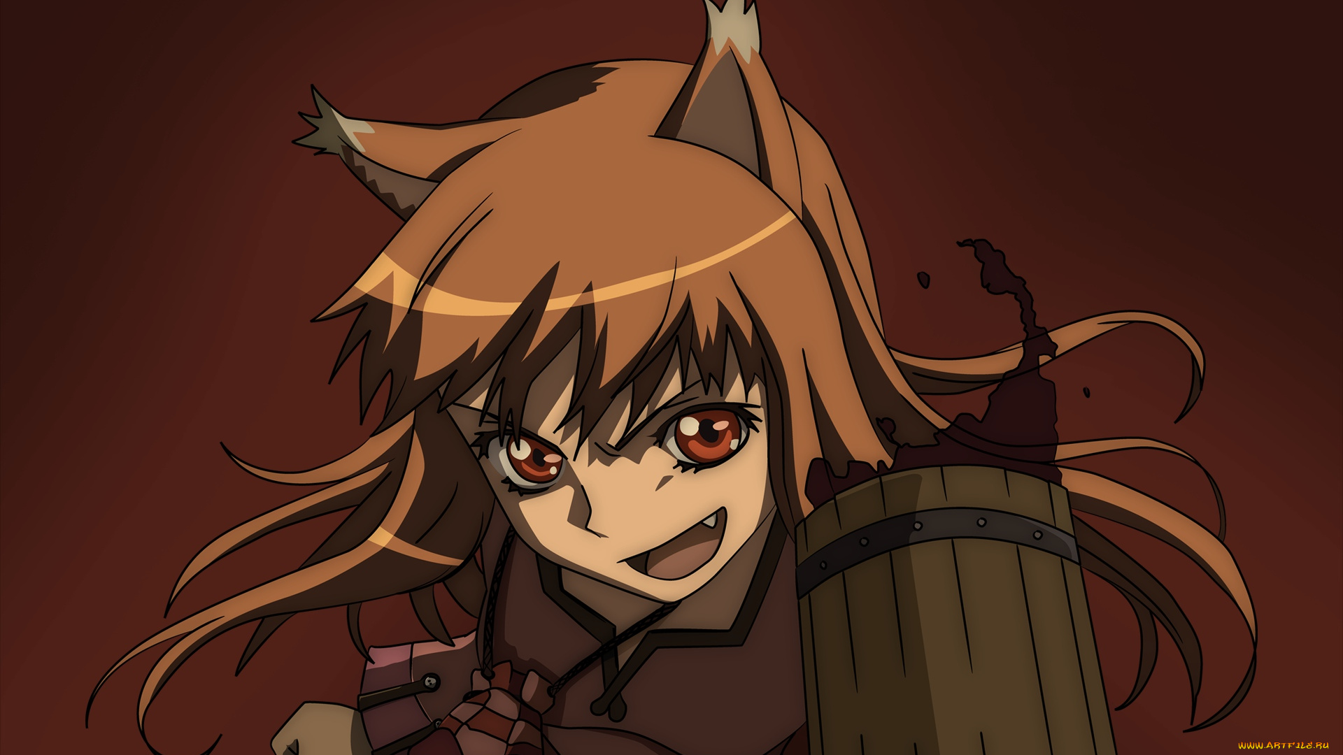 аниме, spice, and, wolf, horo, арт, девушка, spice, and, wolf