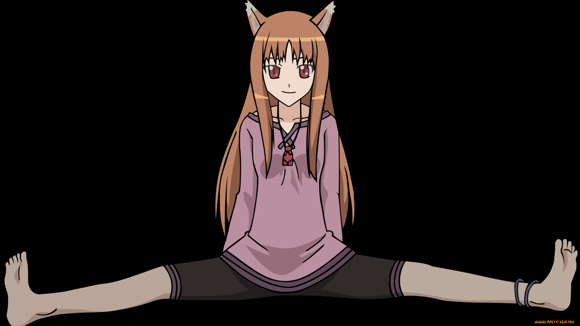 аниме, spice, and, wolf, spice, and, wolf, девушка, арт, horo