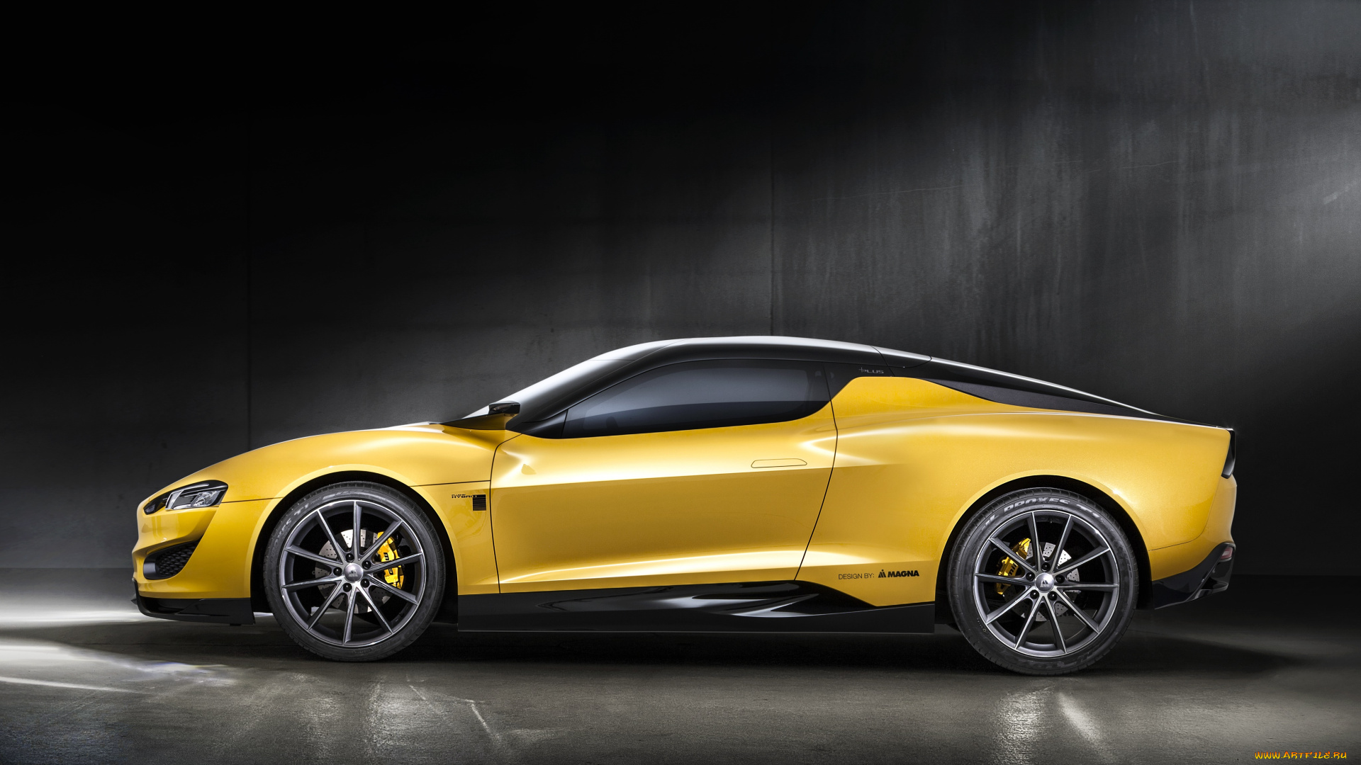 автомобили, magna, steyr, mila, plus, 2015г, желтый