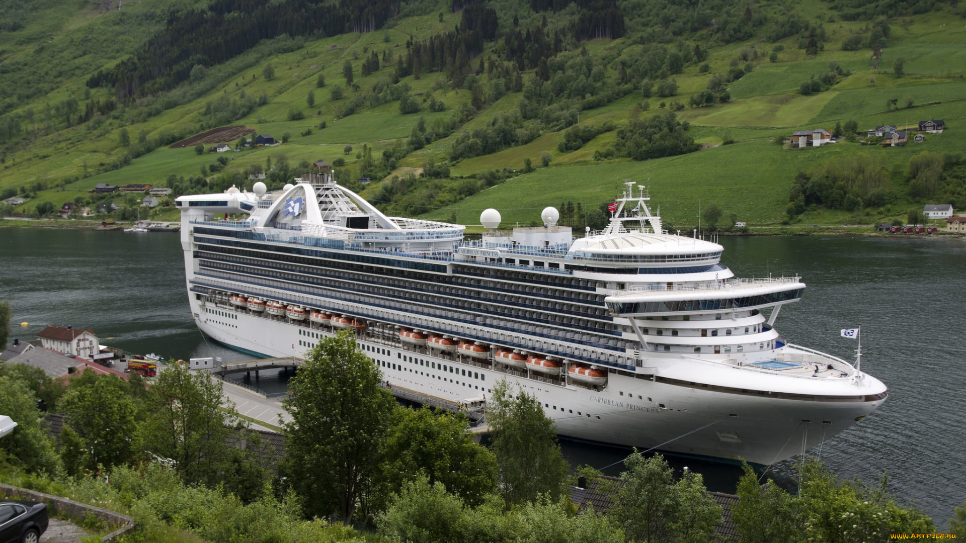 caribbean, princess, корабли, лайнеры, лайнер, круизный