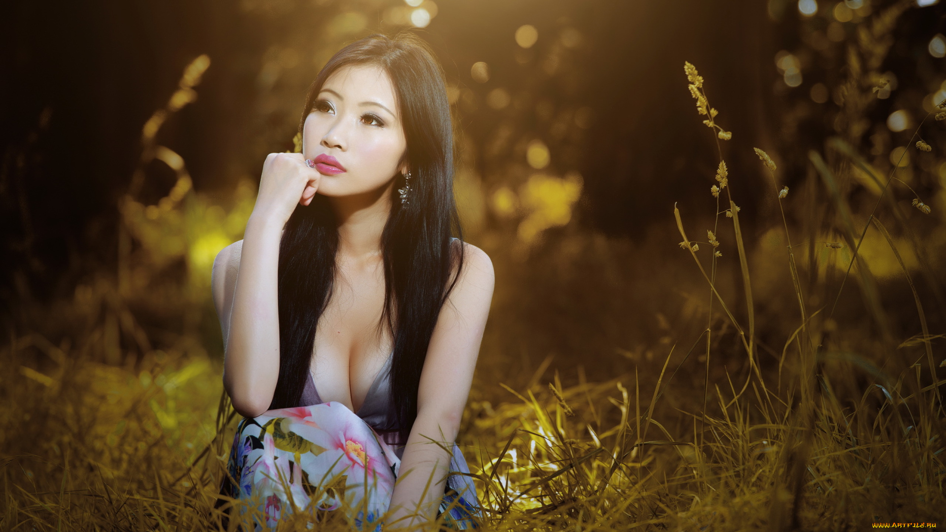 девушки, -unsort, , азиатки, лето, азиатка, девушка