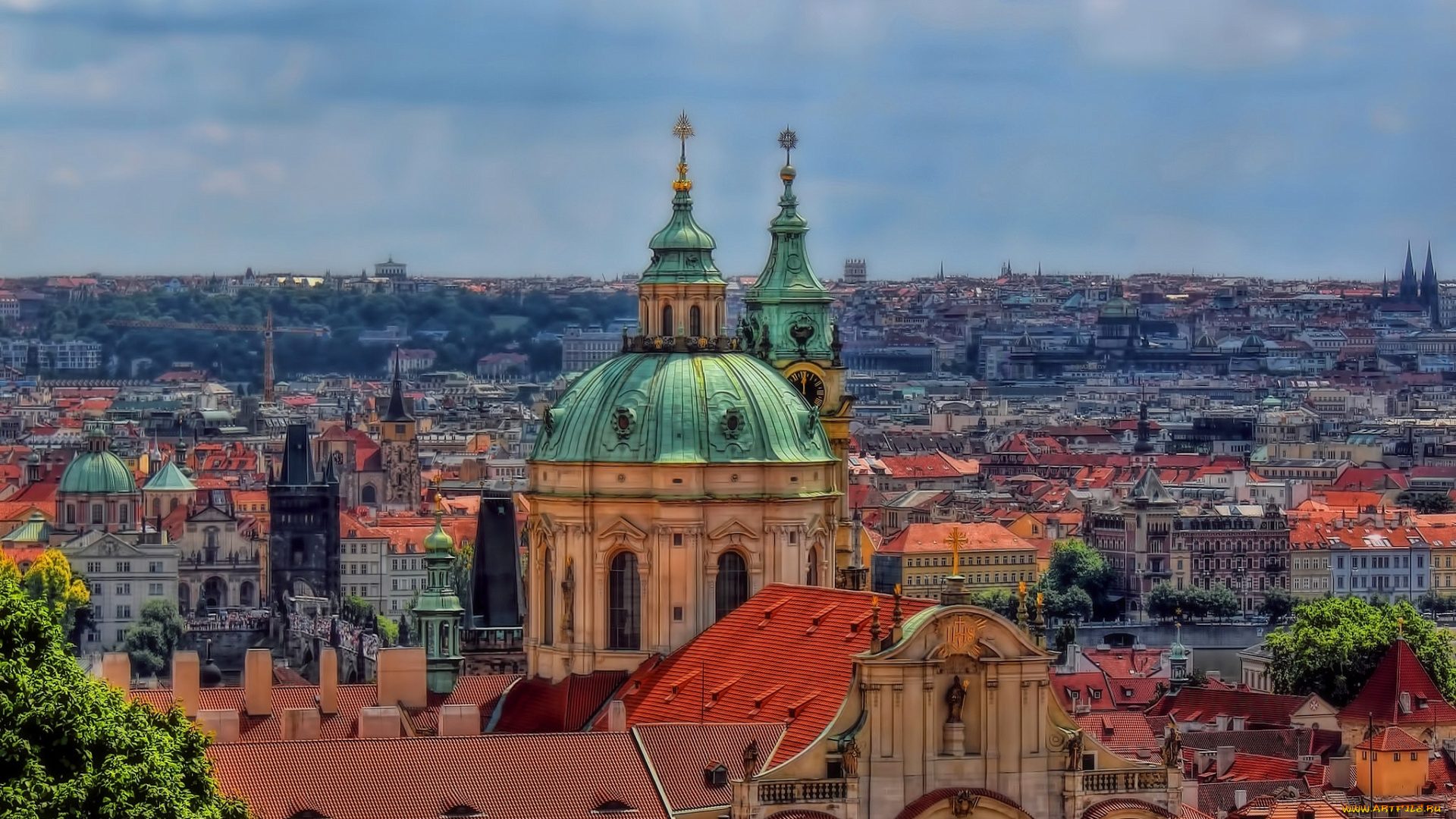 города, -, православные, церкви, , монастыри, st, nicholas, church, mala, strana, lesser, town, prague, czech, republic, церковь, святого, николая, мала-страна, прага, Чехия, храм, здания, панорама