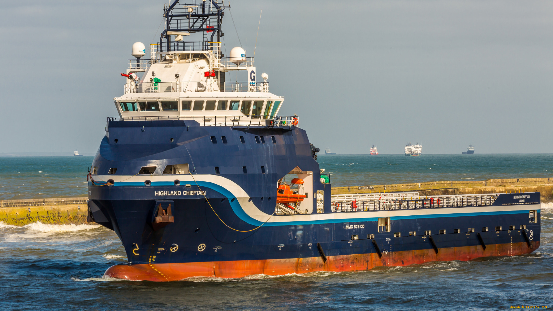 highland, chieftain, корабли, другое, вспомогательное, судно, специальное