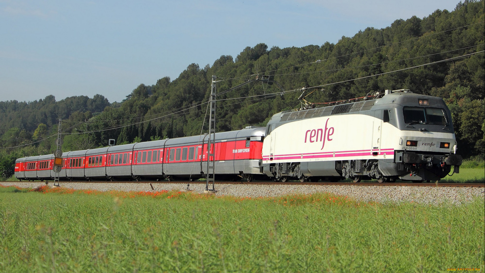 техника, электровозы, железная, дорога, рельсы, локомотив, состав