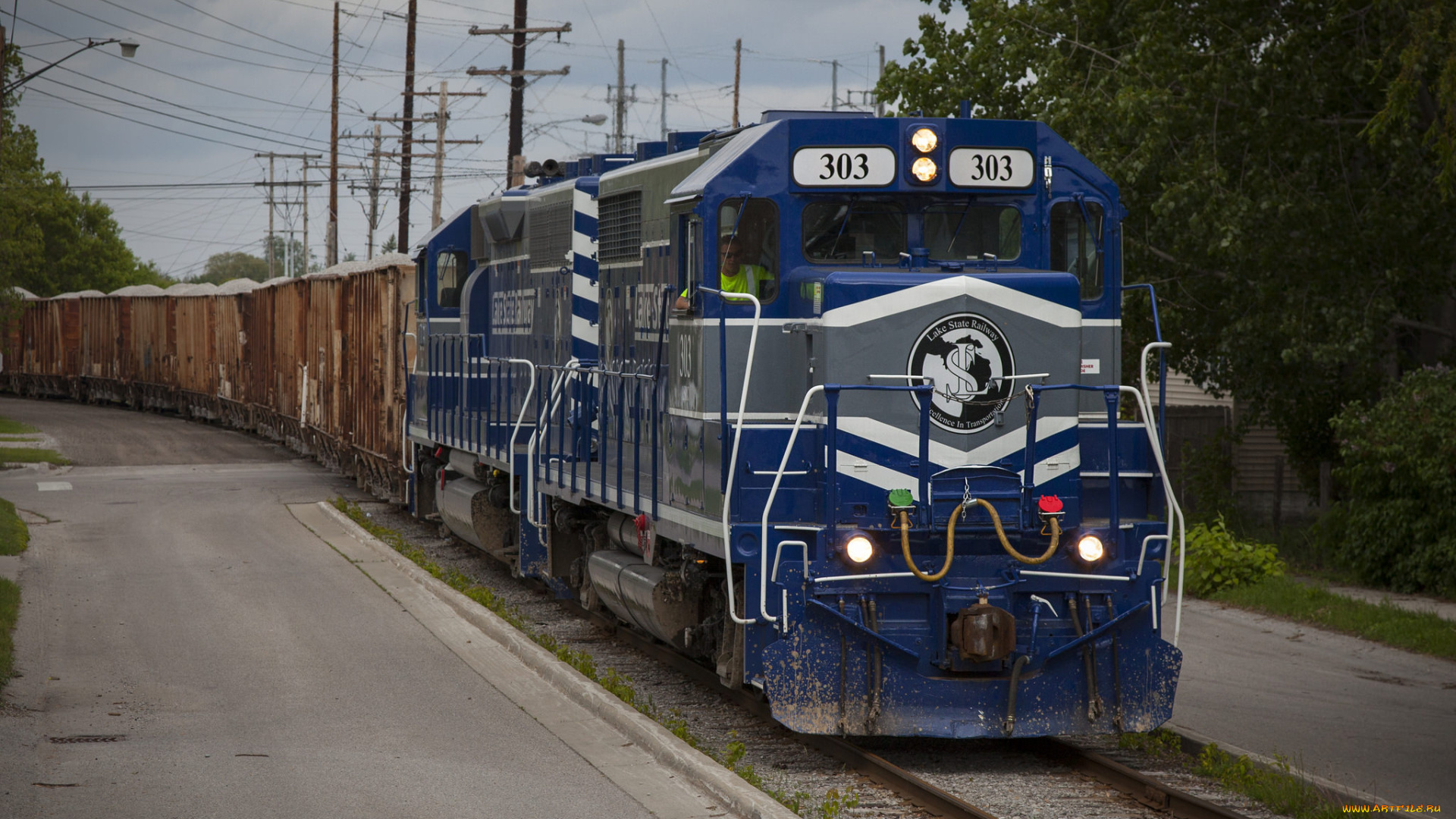 техника, поезда, железная, дорога, рельсы, локомотив, состав