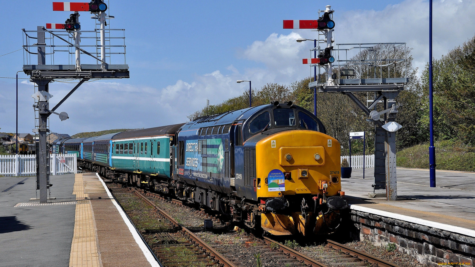 техника, поезда, железная, дорога, рельсы, локомотив, состав