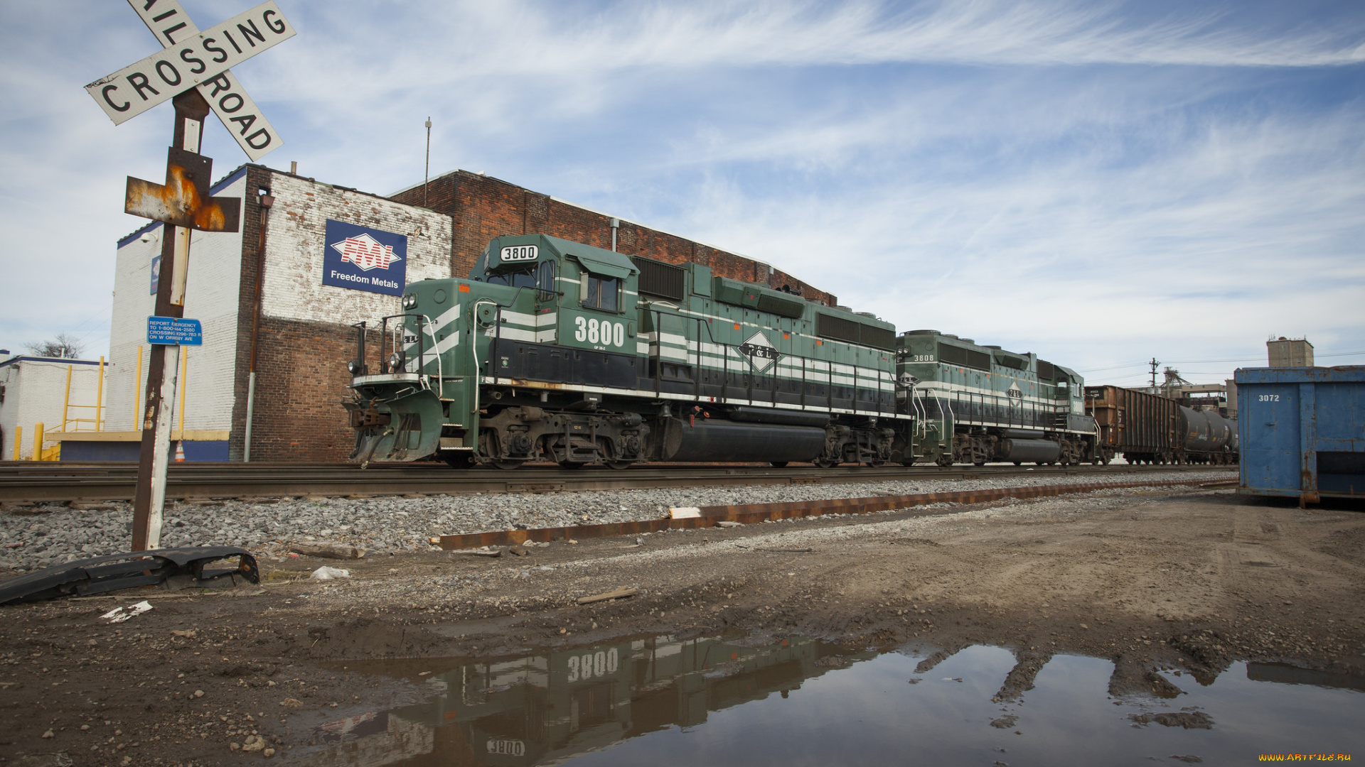 техника, поезда, железная, дорога, рельсы, локомотив, состав