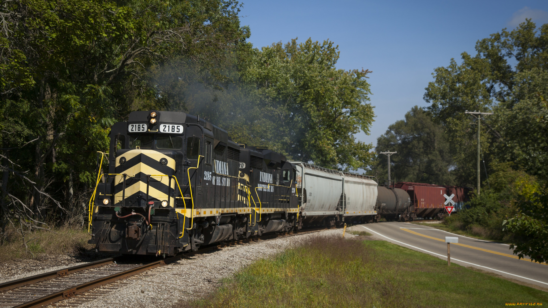 техника, поезда, железная, дорога, рельсы, локомотив, состав