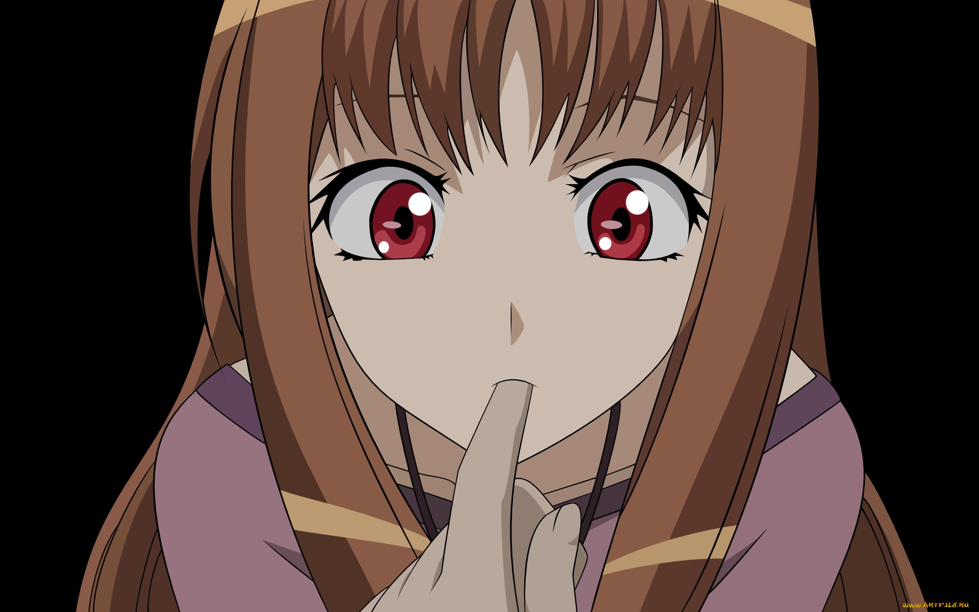 аниме, spice, and, wolf, арт, девушка, horo, spice, and, wolf