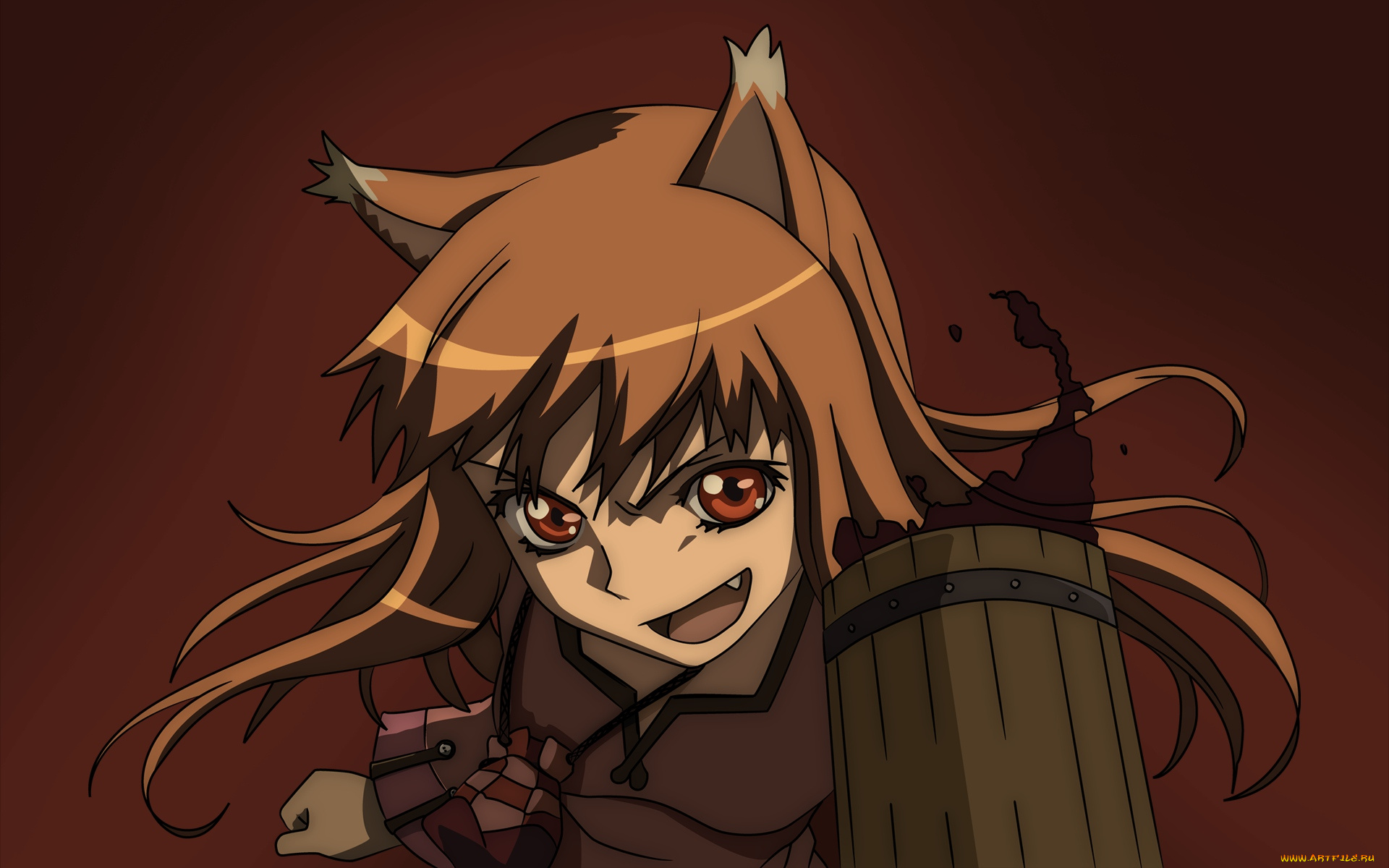 аниме, spice, and, wolf, horo, арт, девушка, spice, and, wolf