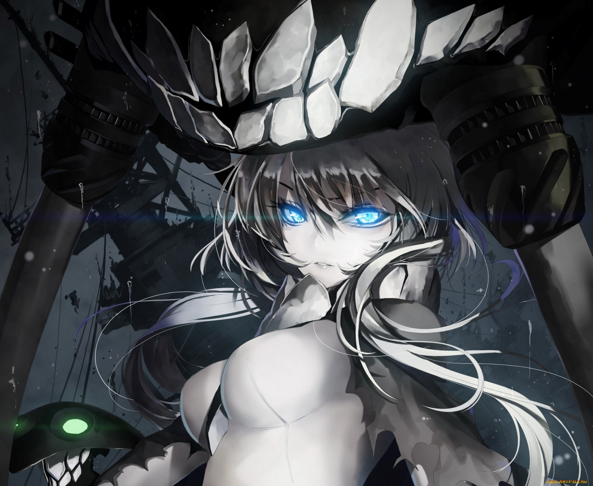 аниме, kantai, collection, wo-class, aircraft, carrier, kantai, collection, арт, девушка