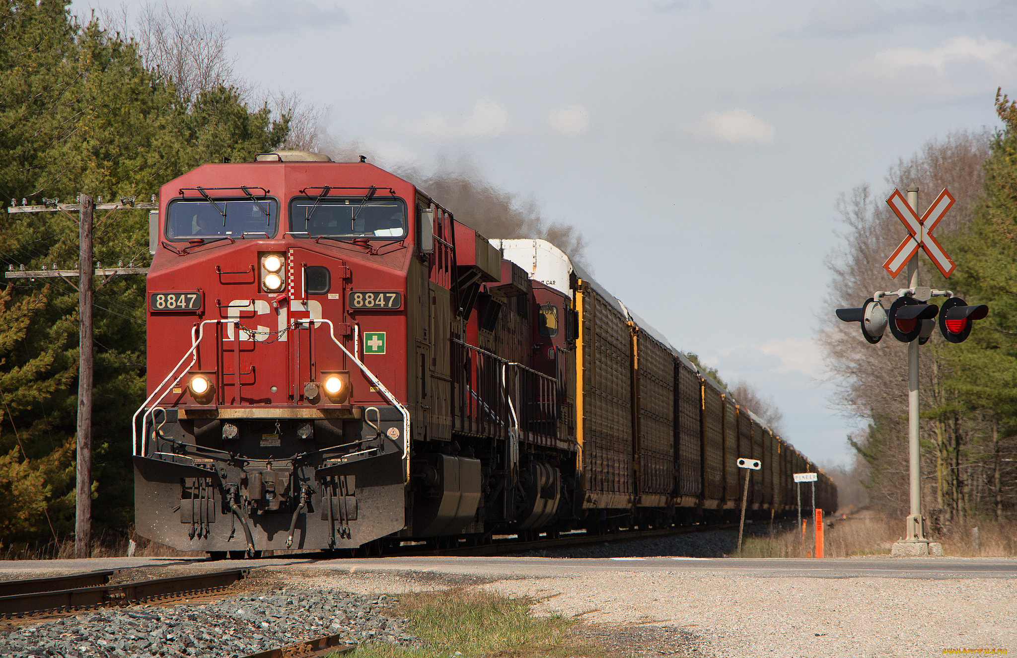 техника, поезда, железная, дорога, рельсы, локомотив, состав