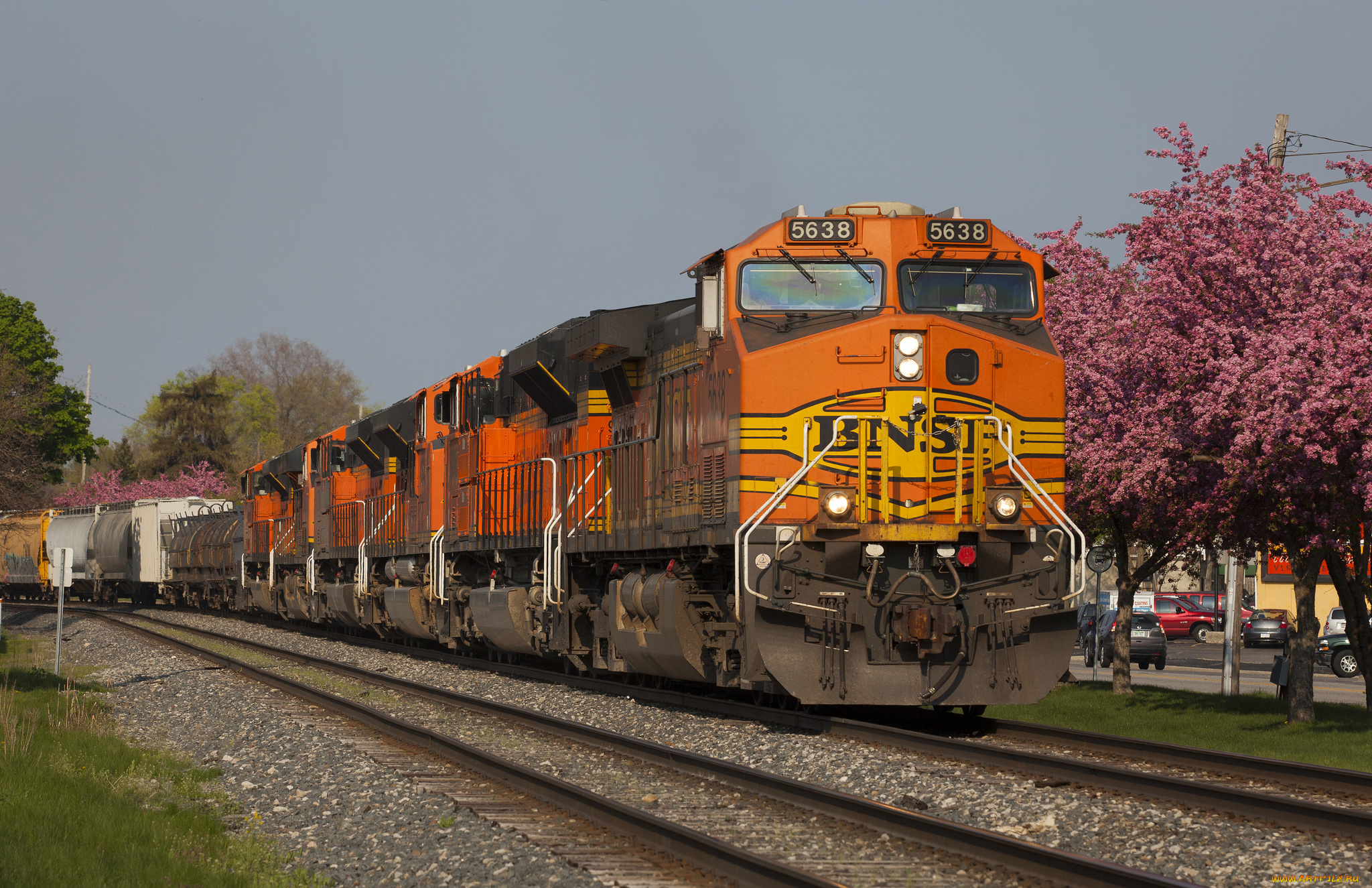 техника, поезда, железная, дорога, рельсы, локомотив, состав