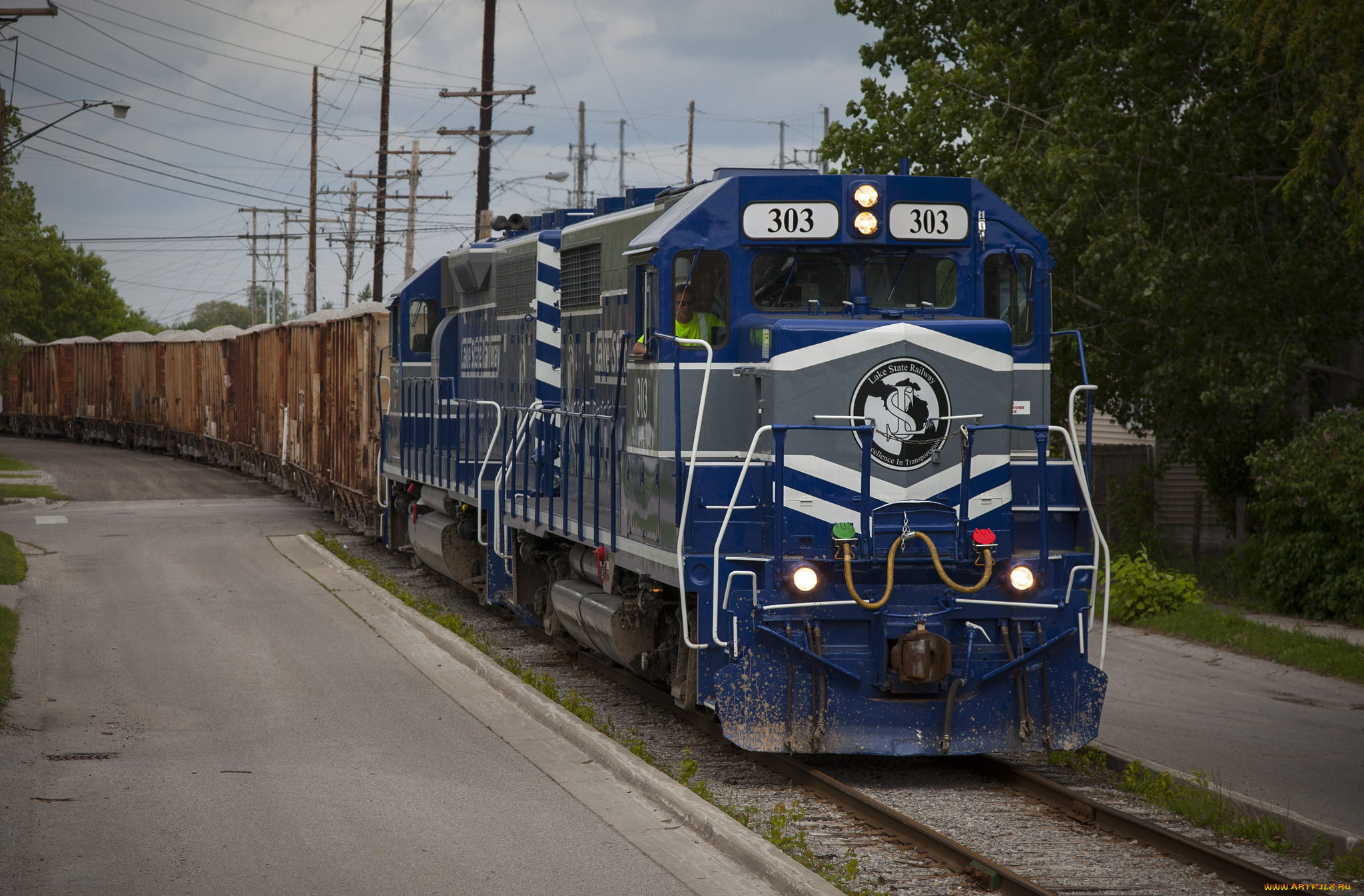 техника, поезда, железная, дорога, рельсы, локомотив, состав