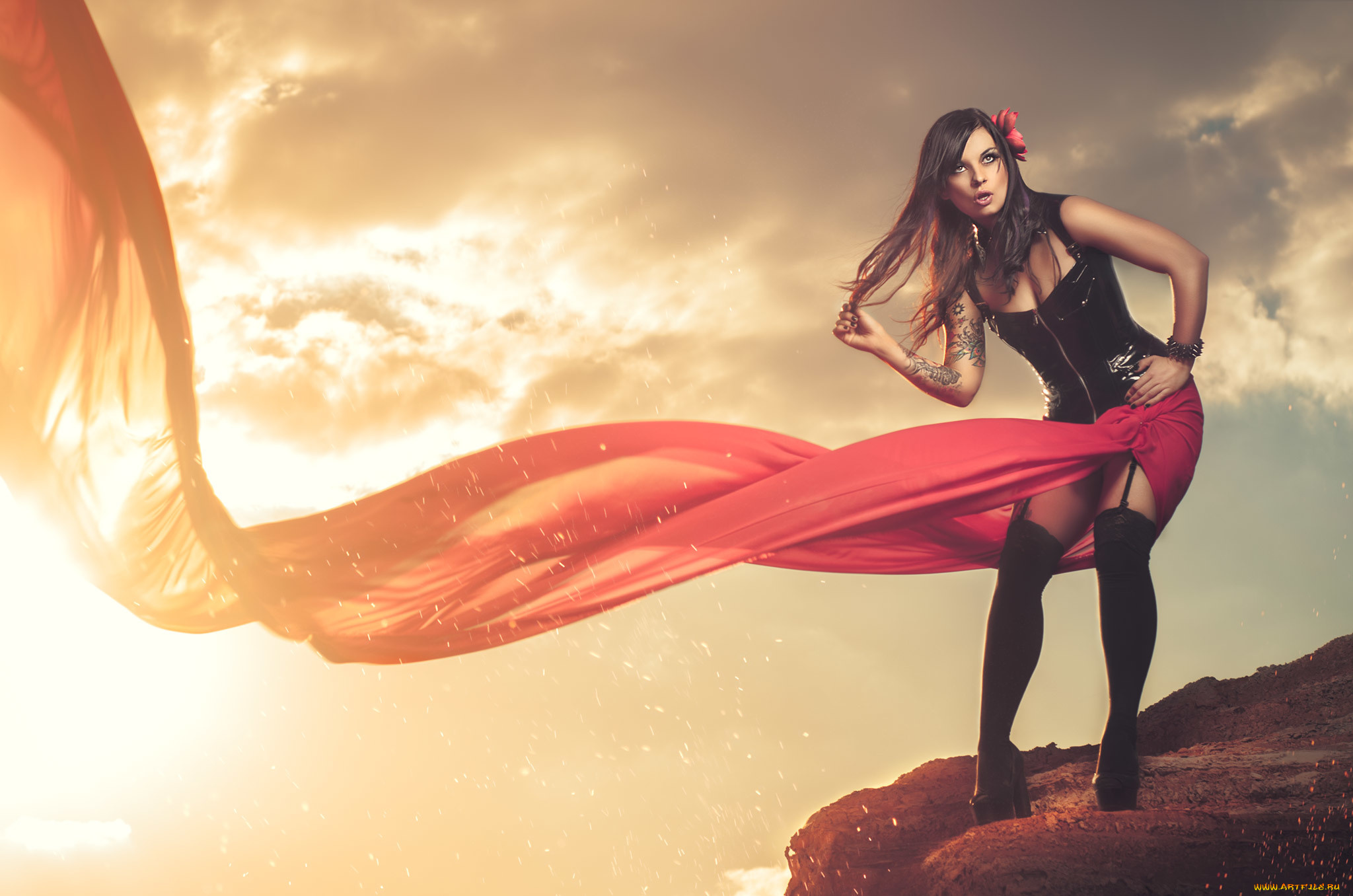 девушки, -unsort, , брюнетки, , шатенки, rozi, cheeks, латекс, корсет, чулки, тату, ткань